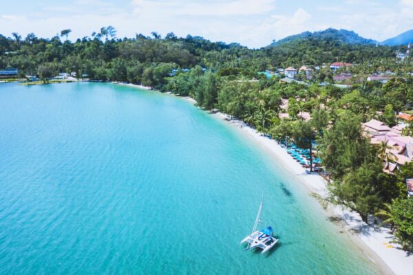 Aerial view of Ko Chang, Thailand